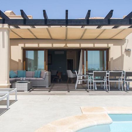 Luxurious Villa With Amazing Sea View And Pool Caleta De Fuste Exteriör bild