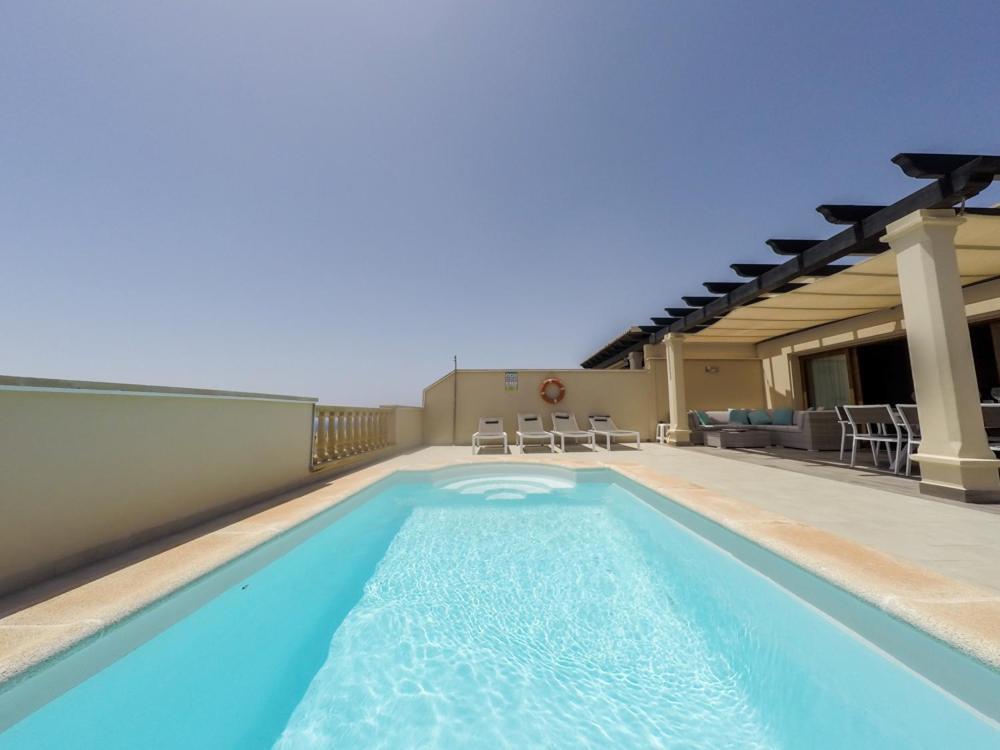 Luxurious Villa With Amazing Sea View And Pool Caleta De Fuste Exteriör bild